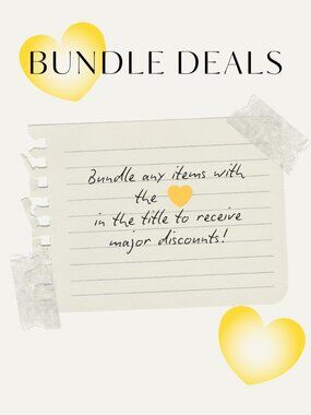 💛Bundle for Amazing Discounts!💛